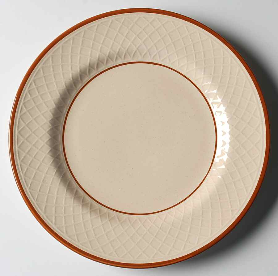 Chestnut Weave Dinner Plate by Franciscan-1