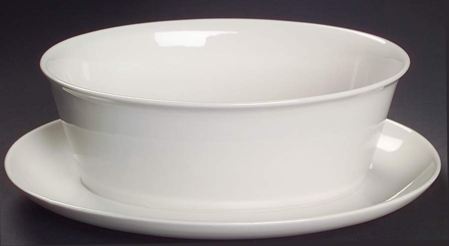 Cloud Nine Gravy Boat with Attached Underplate by Franciscan-1
