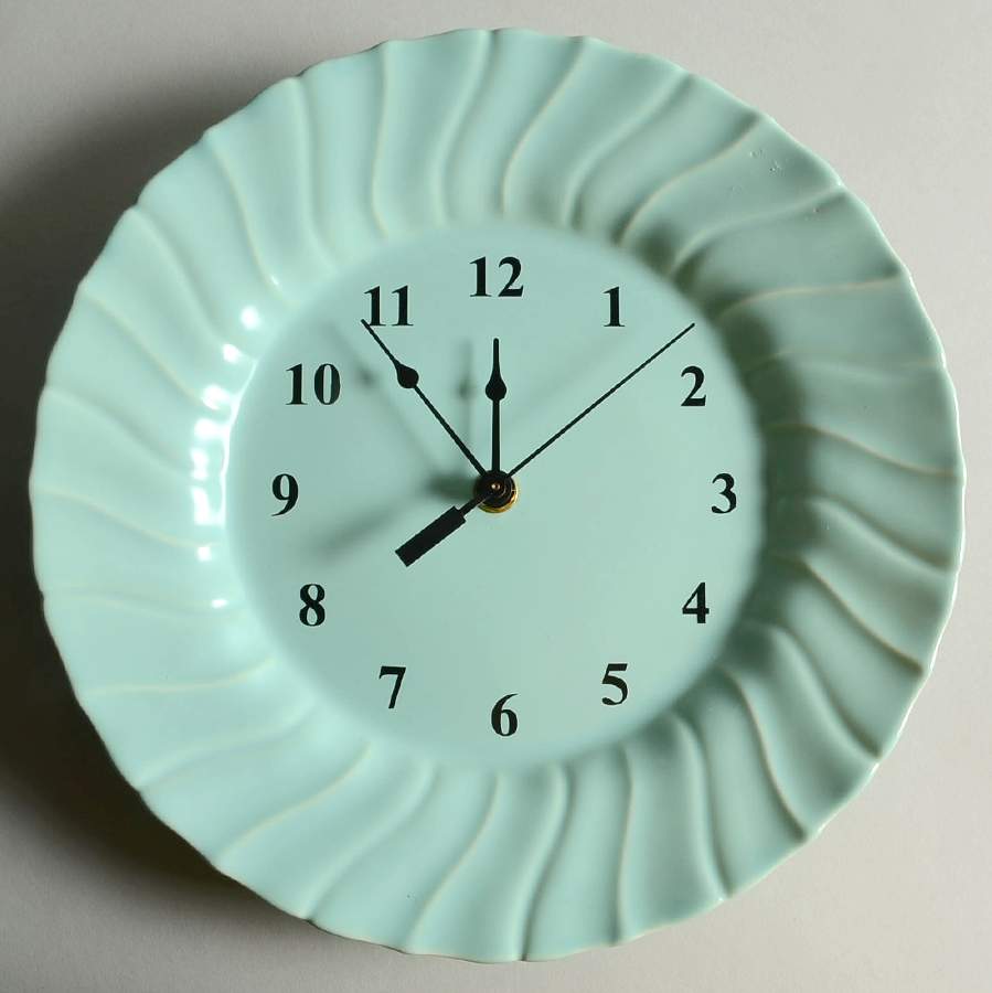 Coronado Aqua Matte 1-2" depth  Clock Plate HC by Franciscan-1