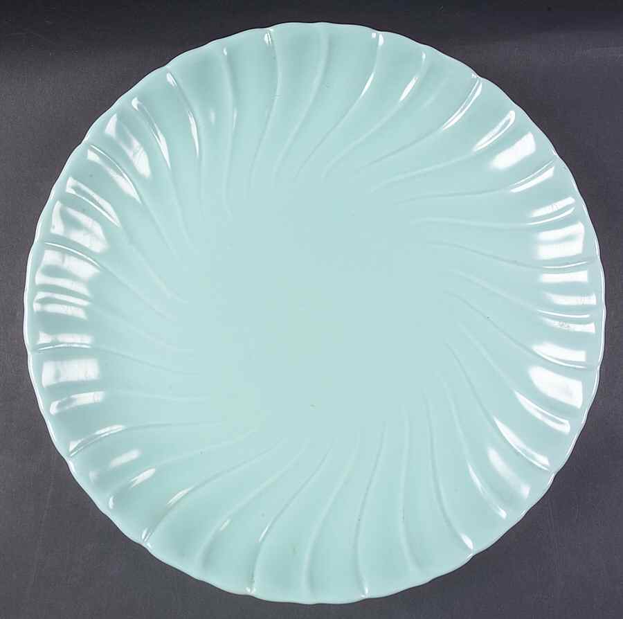 Coronado Aqua Matte 13" Chop Plate (Round Platter) by Franciscan-1