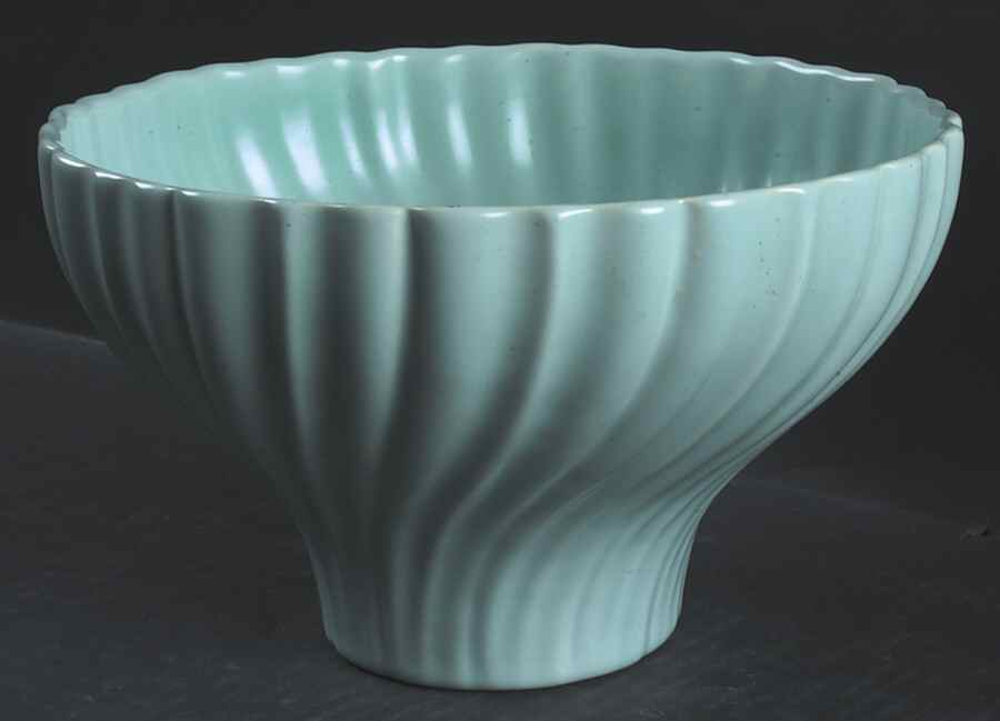 Coronado Aqua Matte Lancaster Vase by Franciscan-1