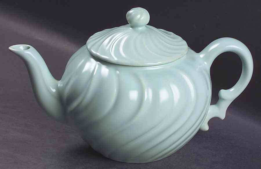 Coronado Aqua Matte Teapot & Lid by Franciscan-1