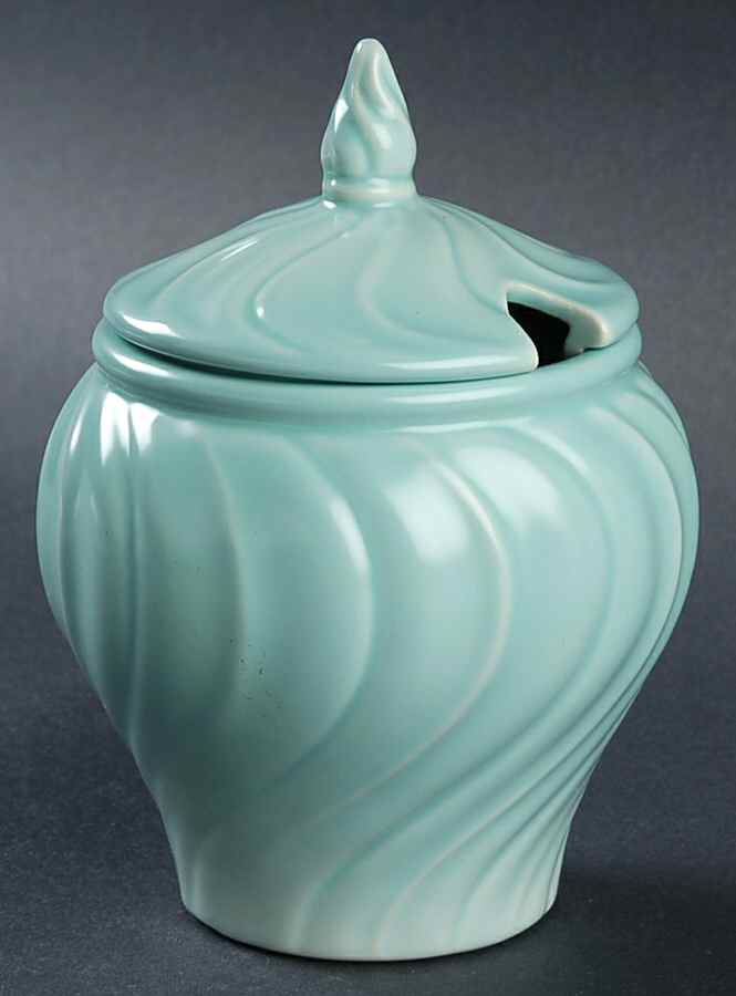 Coronado Aqua Matte Jam/Jelly & Lid by Franciscan-1