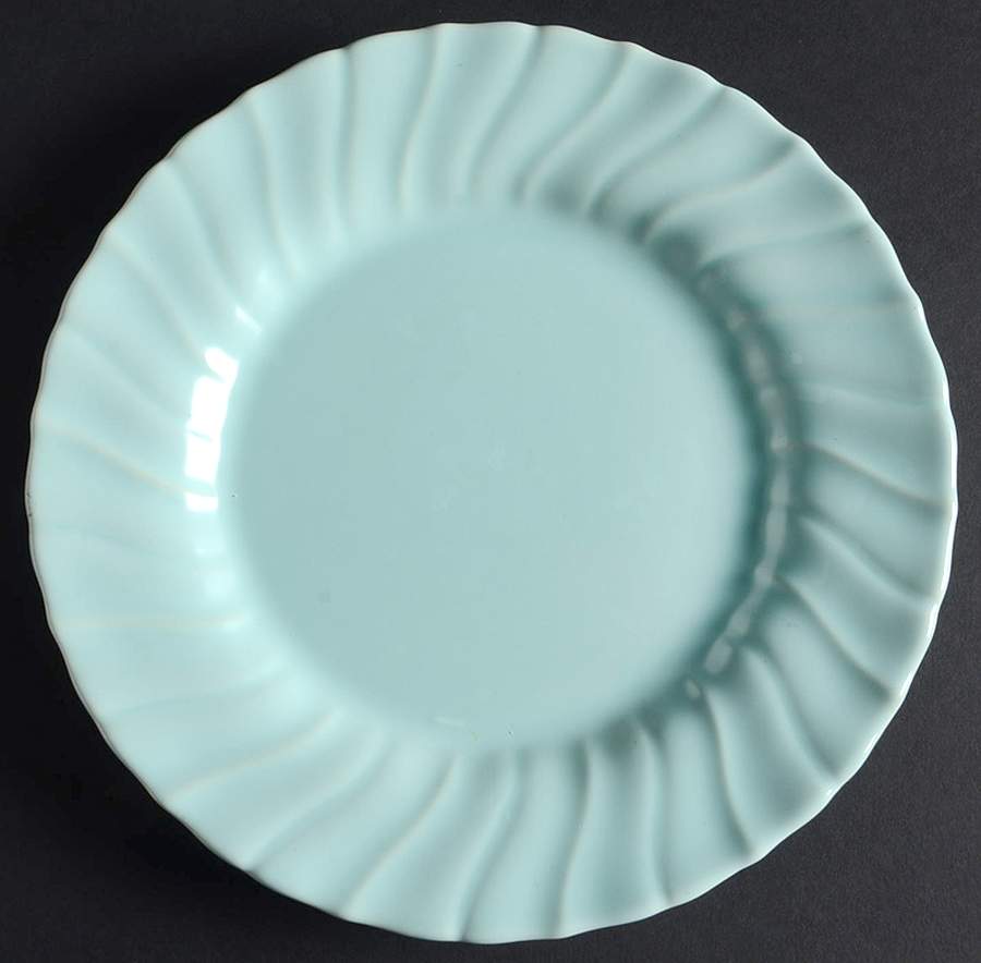 Coronado Aqua Matte Salad Plate by Franciscan-1