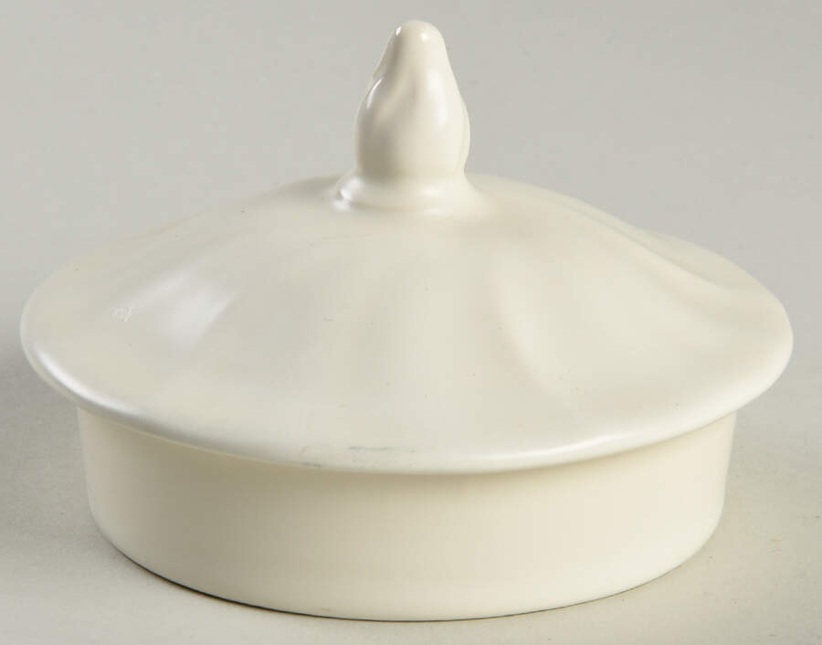 Coronado Off White Matte Lid for Footed Teapot by Franciscan-1
