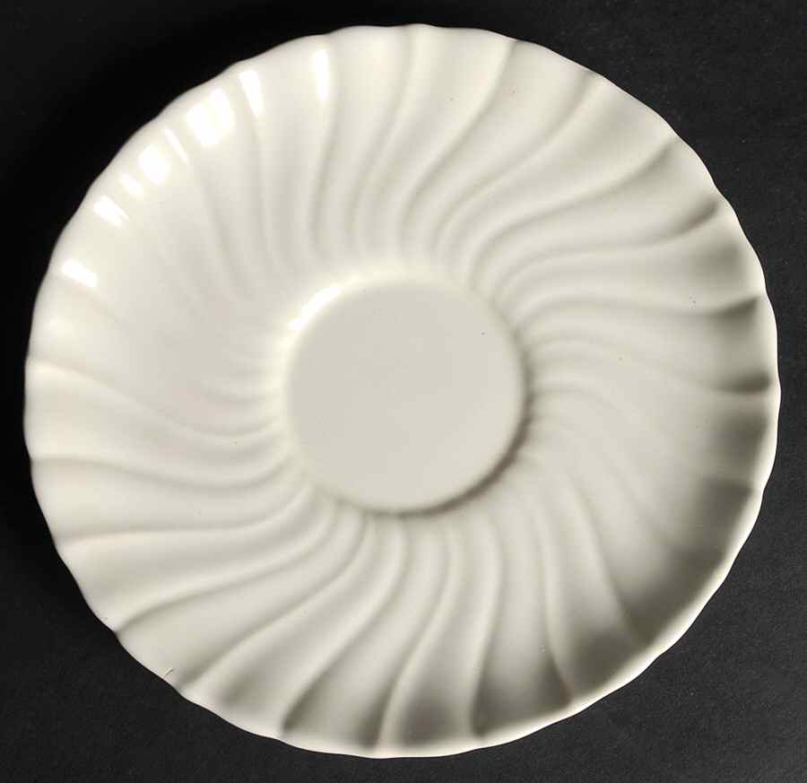 Coronado Off White Matte Saucer for Cream Soup Bowl by Franciscan-1