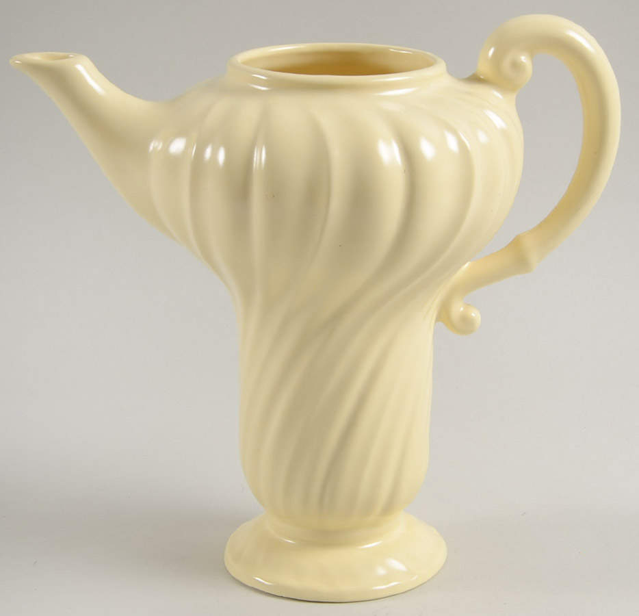 Coronado Yellow Matte Coffee Pot No Lid by Franciscan-1