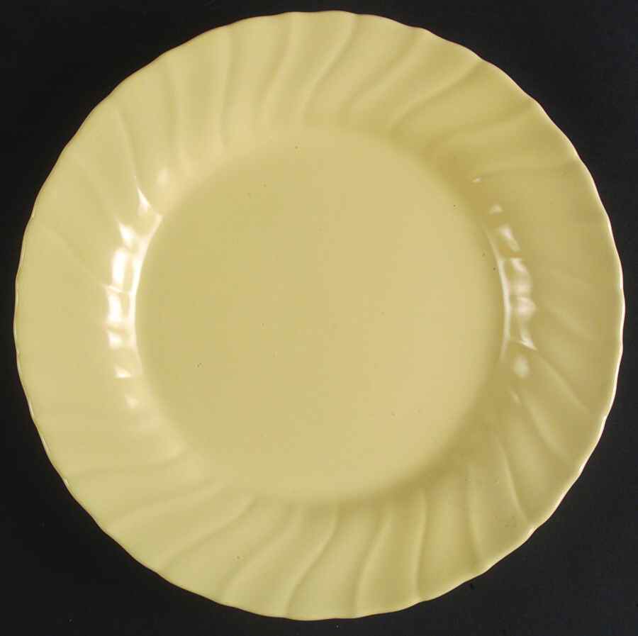 Coronado Yellow Matte Luncheon Plate by Franciscan-1