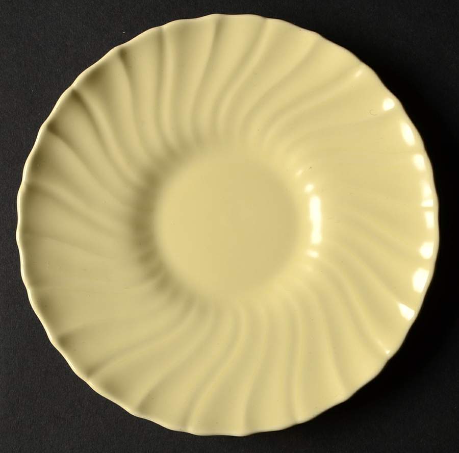 Coronado Yellow Matte Saucer for Cream Soup Bowl by Franciscan-1