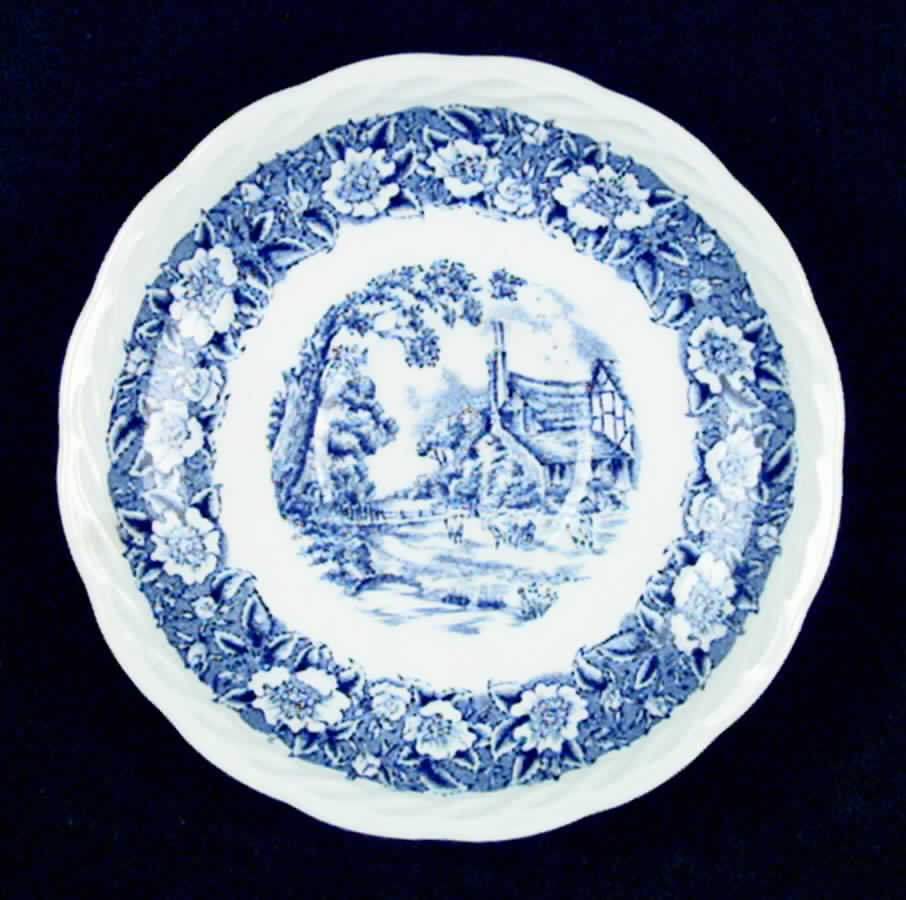 Countryside Blue Saucer by Franciscan-1