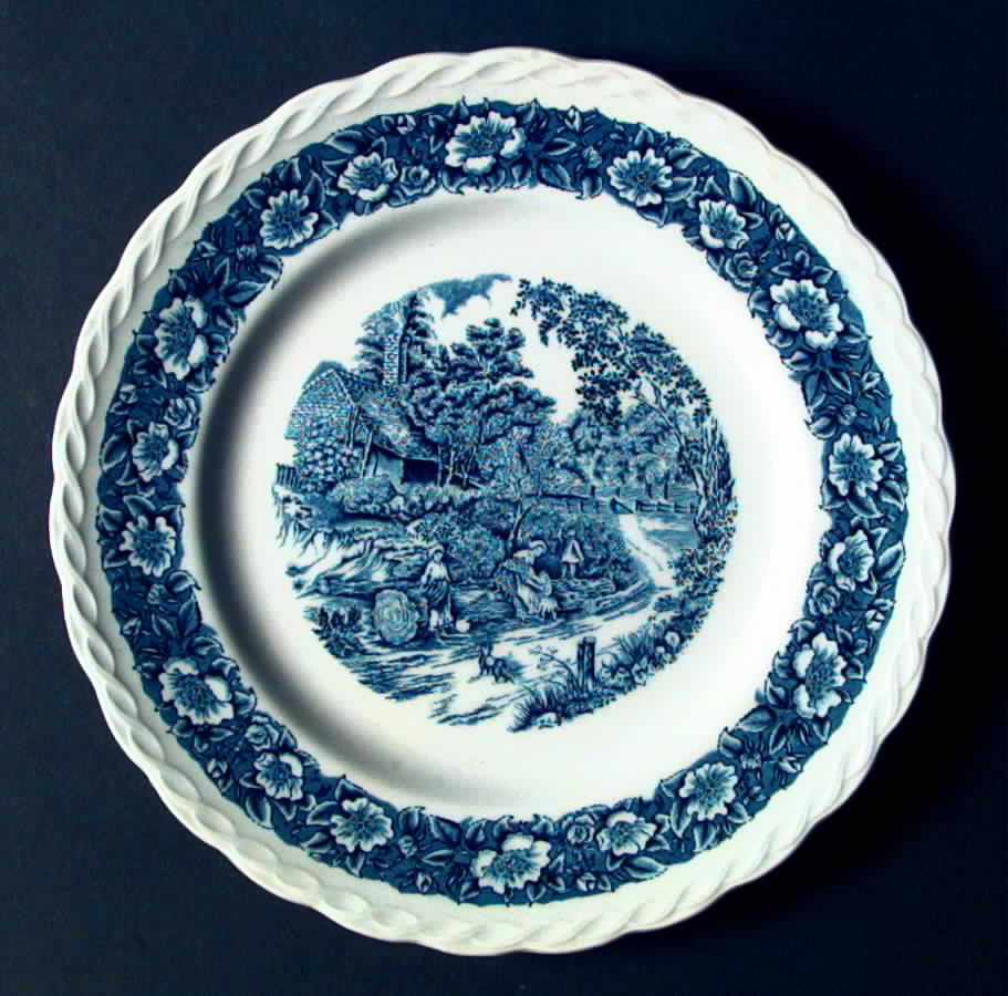Countryside Blue Dinner Plate by Franciscan-1