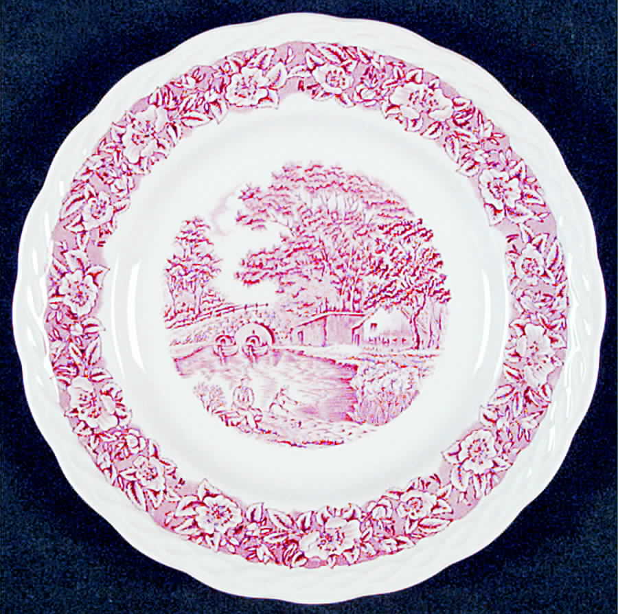 Countryside Red Salad Plate by Franciscan-1