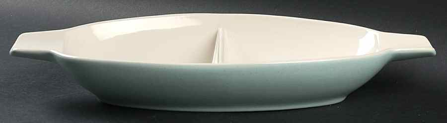 Cypress 13" Oval Divided Vegetable Bowl by Franciscan-1