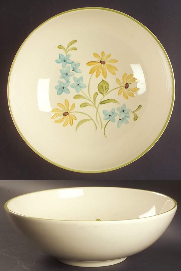 Daisy 11" Large Salad Serving Bowl by Franciscan-1
