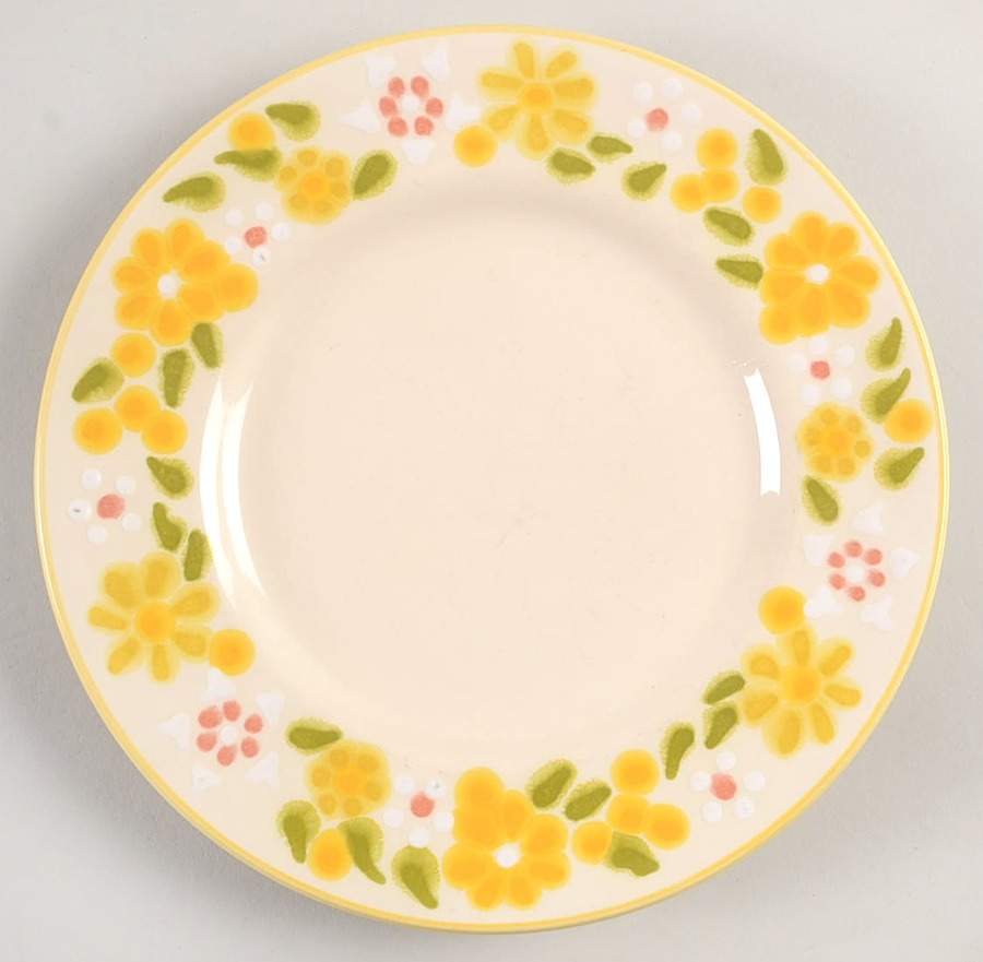 Daisy Wreath Salad Plate by Franciscan-1