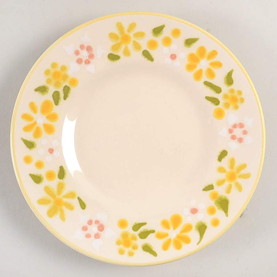 Daisy Wreath Bread & Butter Plate by Franciscan-1