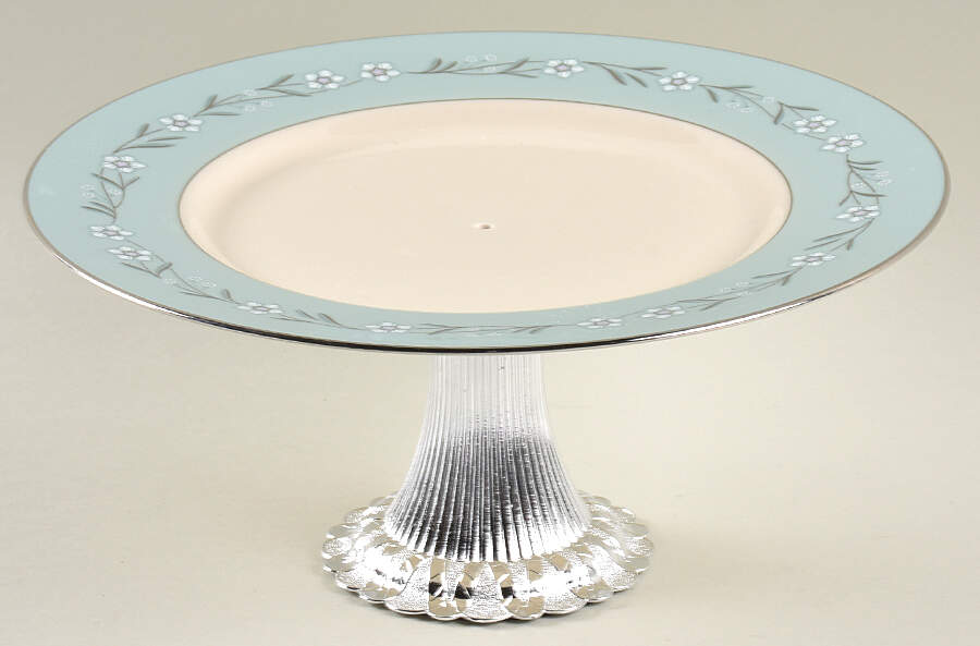 Del Rio Cake Stand with 4"-5" Metal Pedestal  Hc by Franciscan-1