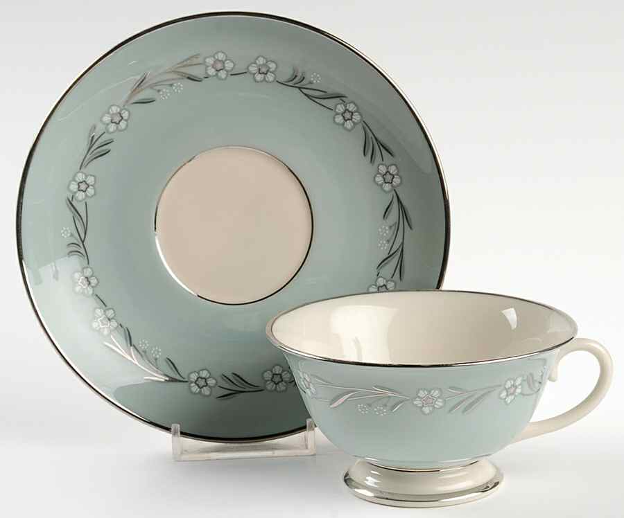 Del Rio Footed Cup & Saucer Set by Franciscan-1