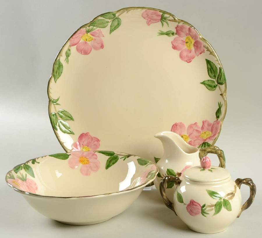 Desert Rose (USA Backstamp) 5 Piece Hostess Set by Franciscan-1