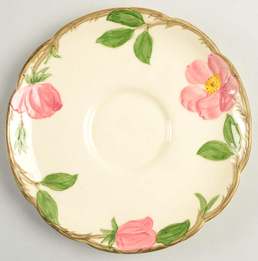 Desert Rose (USA Backstamp) Saucer for Oversized Cup by Franciscan-1