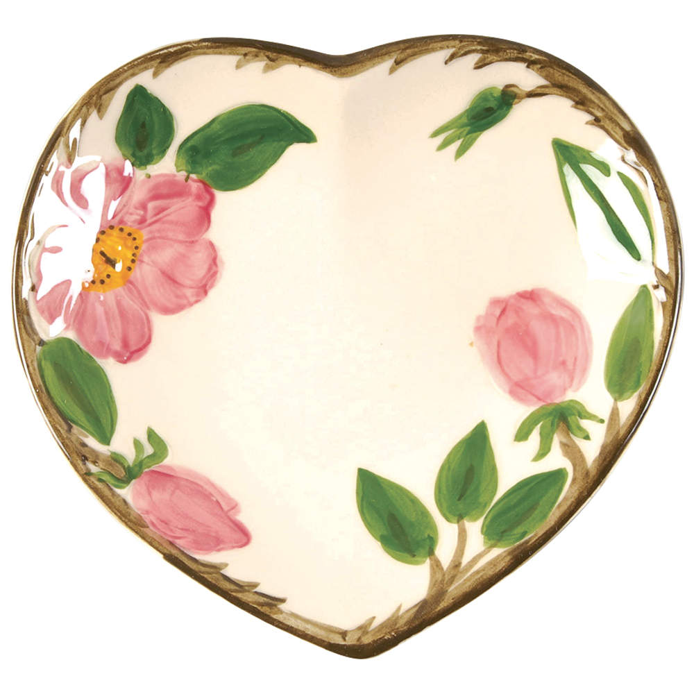 Desert Rose (USA Backstamp) Heart Shaped Dish by Franciscan-1