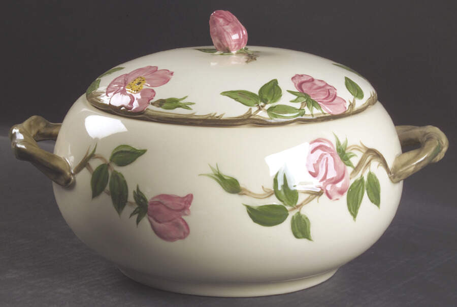 Desert Rose (USA Backstamp) Tureen & Lid by Franciscan-1