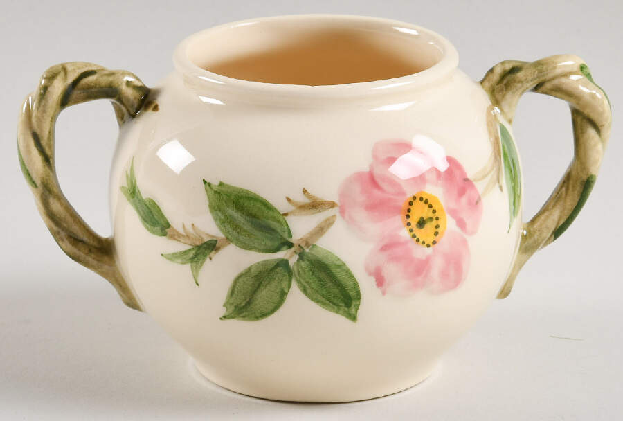 Desert Rose (USA Backstamp) Sugar Bowl No Lid by Franciscan-1
