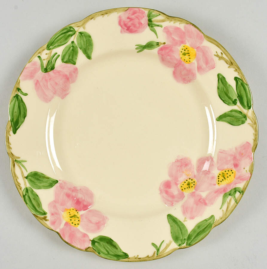 Desert Rose (USA Backstamp) Luncheon Plate by Franciscan-1