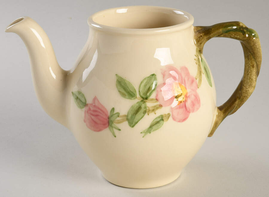 Desert Rose (USA Backstamp) Individual Coffee Pot No Lid by Franciscan-1