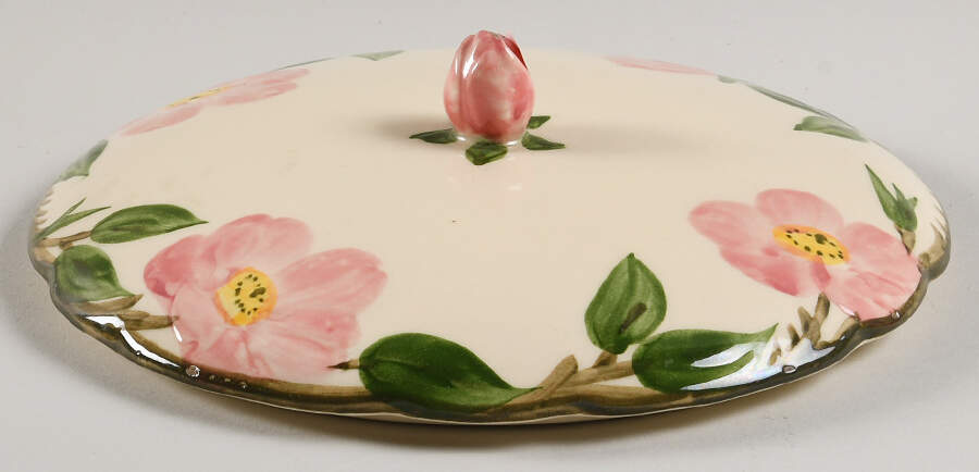 Desert Rose (USA Backstamp) Lid for Round Vegetable by Franciscan-1