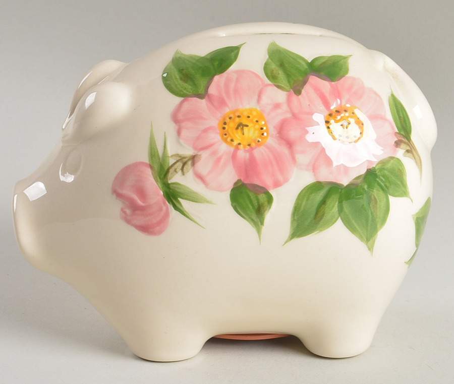 Desert Rose (USA Backstamp) Bank by Franciscan-1