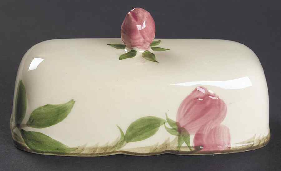 Desert Rose (USA Backstamp) Finial Top Lid for 1/4 Pound Covered Butter by Franciscan-1