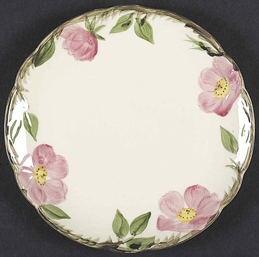 Desert Rose (USA Backstamp) Dessert/Pie Plate by Franciscan-1