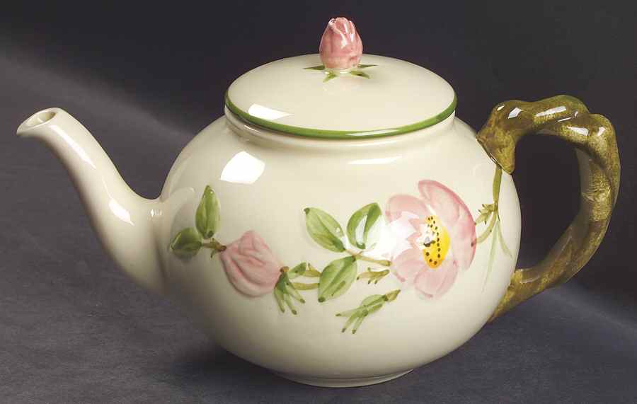Desert Rose (USA Backstamp) Teapot & Lid by Franciscan-1