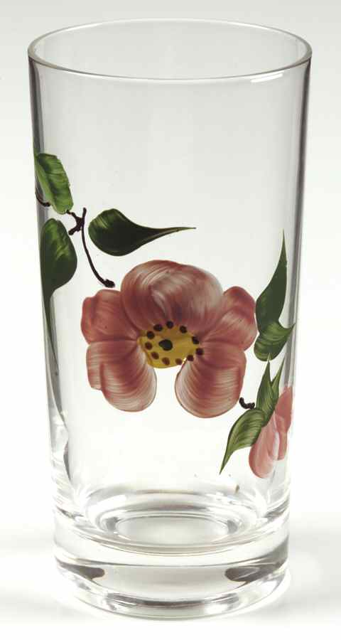 Desert Rose (USA Backstamp) 10 Oz Glassware Anchor Hocking Tumbler by Franciscan-1