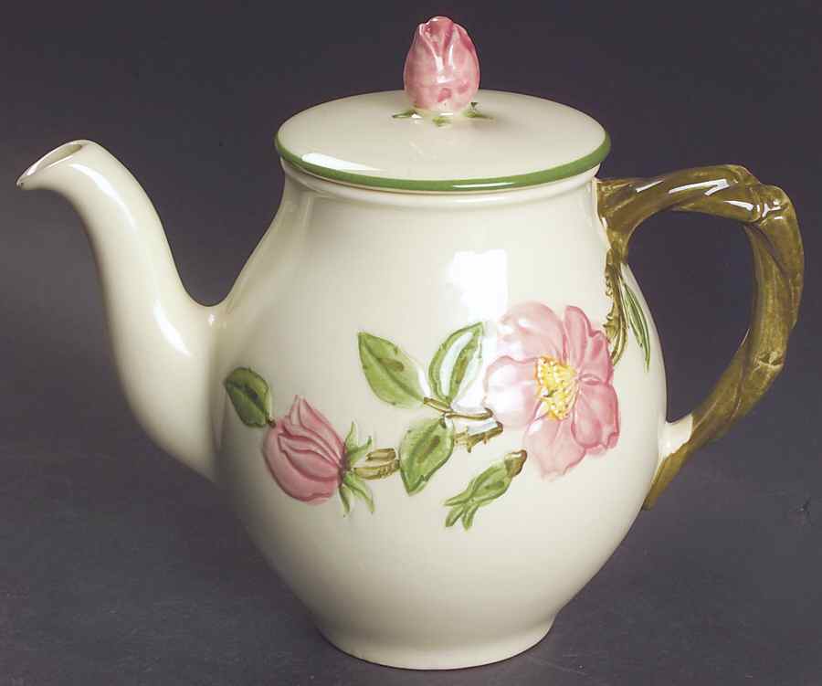 Desert Rose (USA Backstamp) Individual Coffee Pot & Lid by Franciscan-1