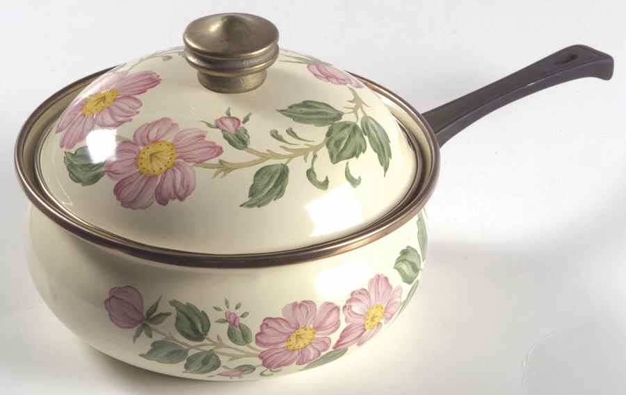 Desert Rose (USA Backstamp) 1 Qt Metal Saucepan by Franciscan-1