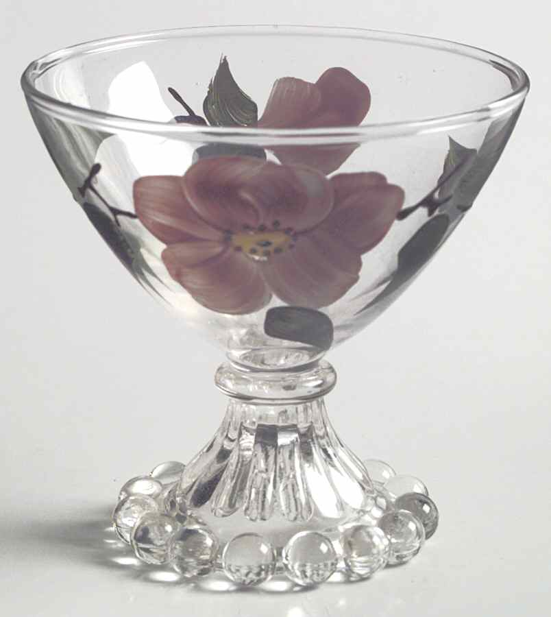 Desert Rose (USA Backstamp) Anchor Hocking Glassware Sherbet by Franciscan-1