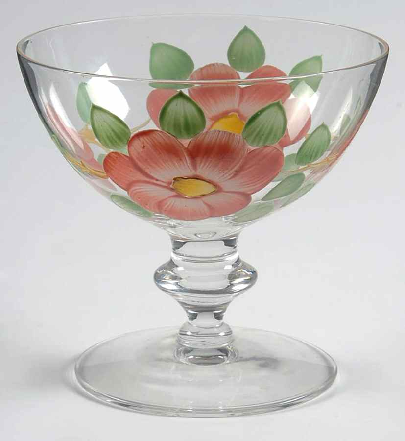 Desert Rose (USA Backstamp) Imperial Glassware Sherbet by Franciscan-1