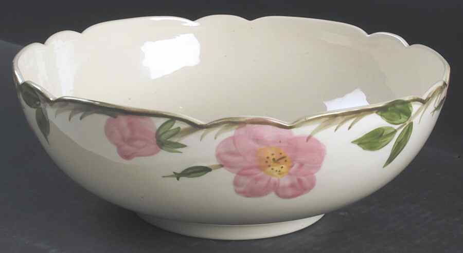 Desert Rose (USA Backstamp) 10" Large Salad Serving Bowl by Franciscan-1