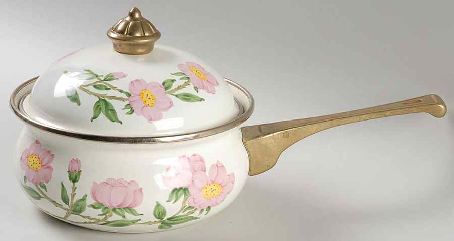Desert Rose (USA Backstamp) 1 Qt Metal Saucepan by Franciscan-1