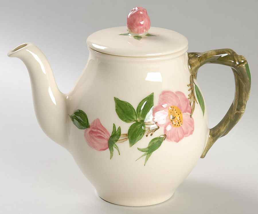Desert Rose (USA Backstamp) Individual Coffee Pot & Lid by Franciscan-1
