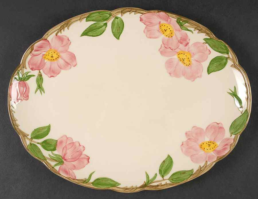 Desert Rose (USA Backstamp) Steak Plate by Franciscan-1