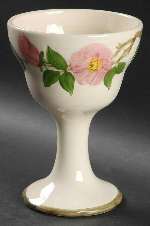 Desert Rose (USA Backstamp) 12 Oz China Goblet by Franciscan-1