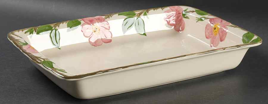 Desert Rose (USA Backstamp) Rectangular Microwave Baker by Franciscan-1