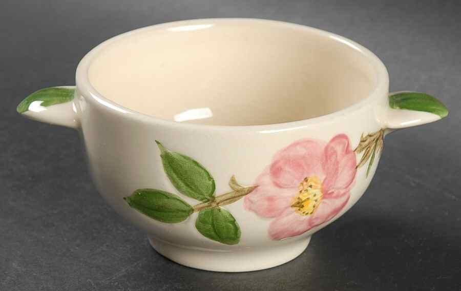 Desert Rose (USA Backstamp) Individual Open Sugar Bowl by Franciscan-1