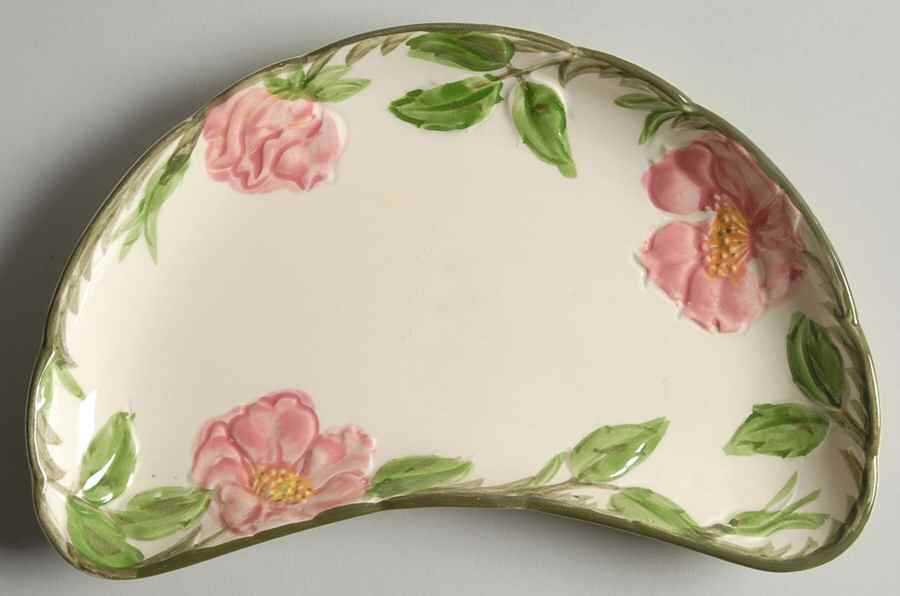 Desert Rose (USA Backstamp) Crescent Salad Plate by Franciscan-1
