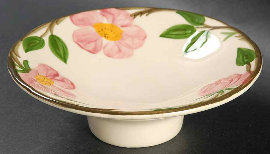 Desert Rose (USA Backstamp) Round Compote (Height X Width) by Franciscan-1