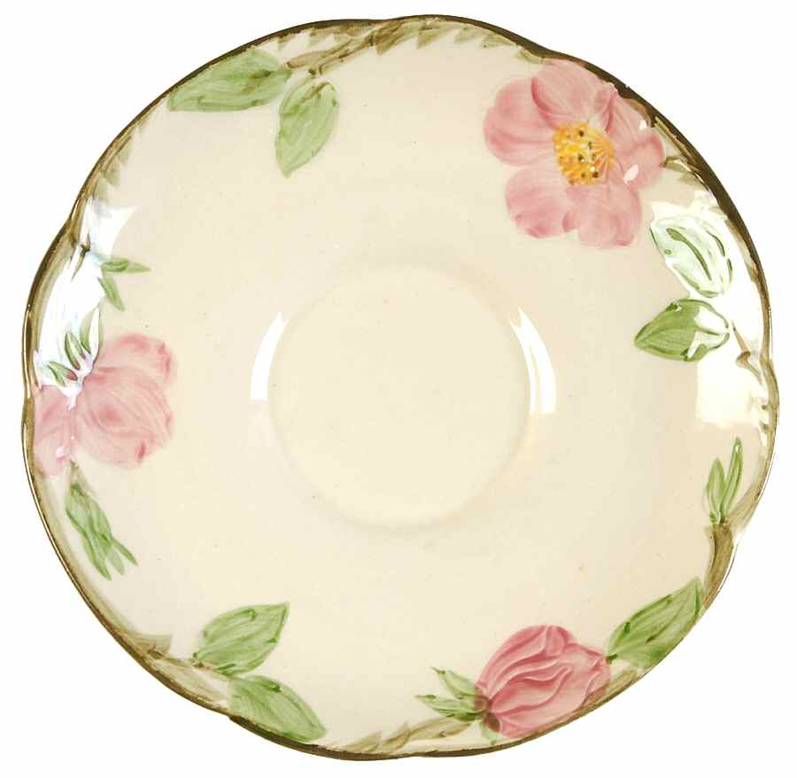 Desert Rose (USA Backstamp) Saucer by Franciscan-1