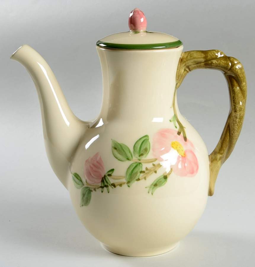 Desert Rose (USA Backstamp) Coffee Pot & Lid by Franciscan-1